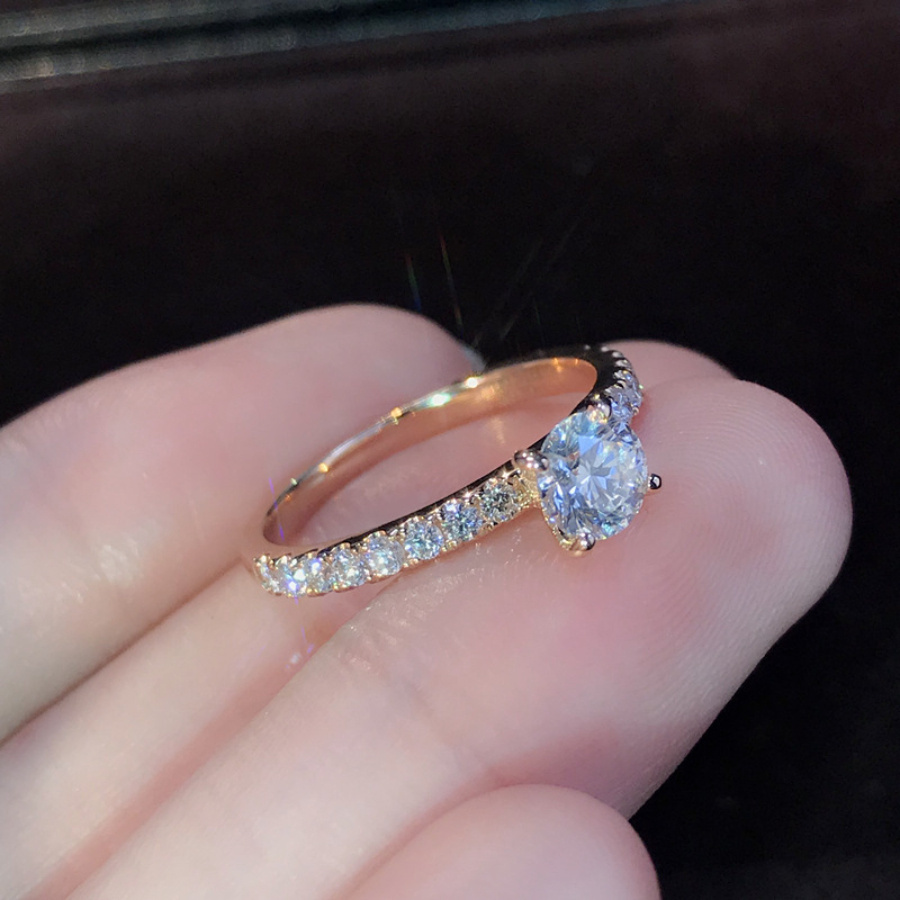 Women's Alloy Imitation Zircon Decorative Ring